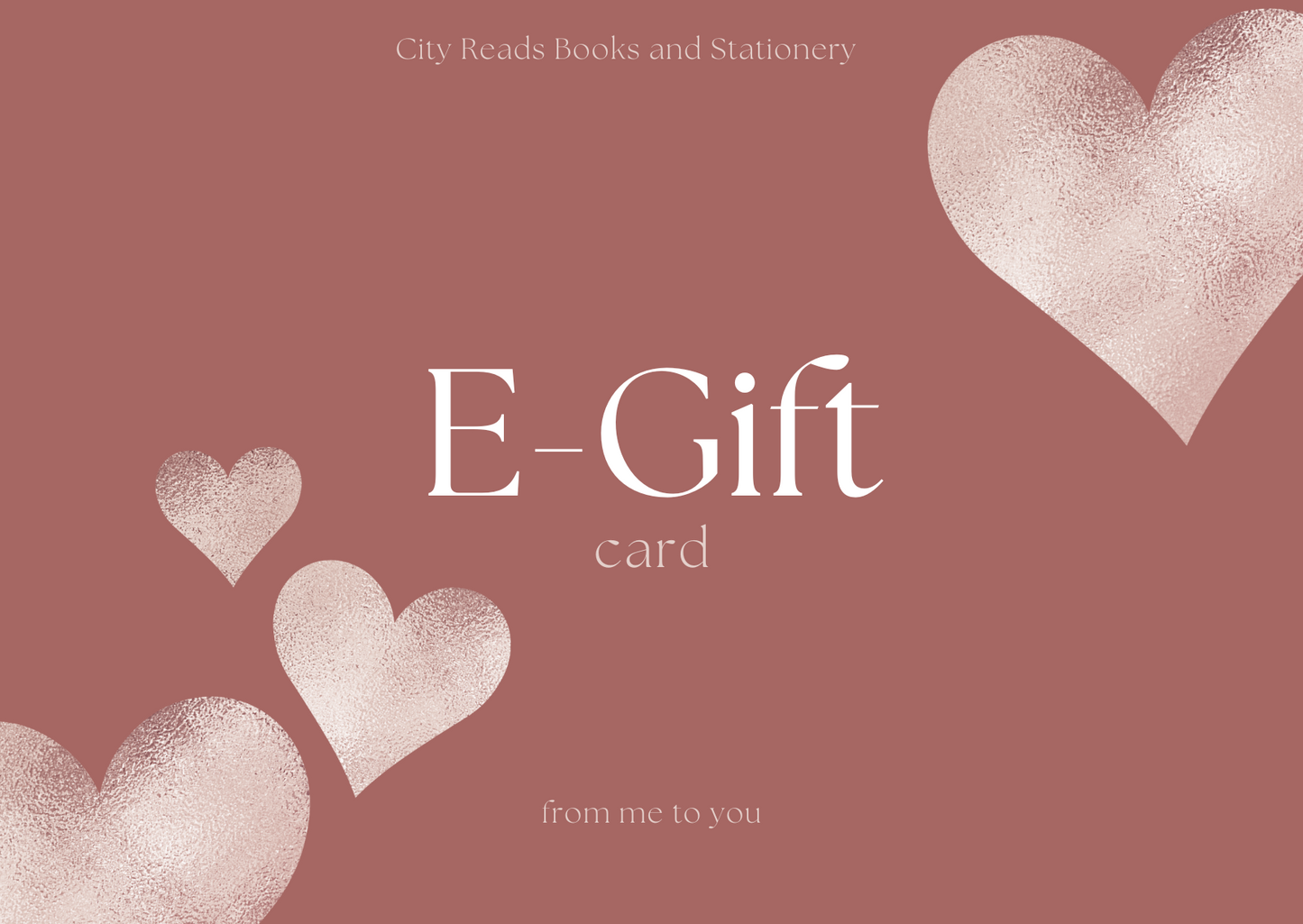 City Reads E-Gift Card