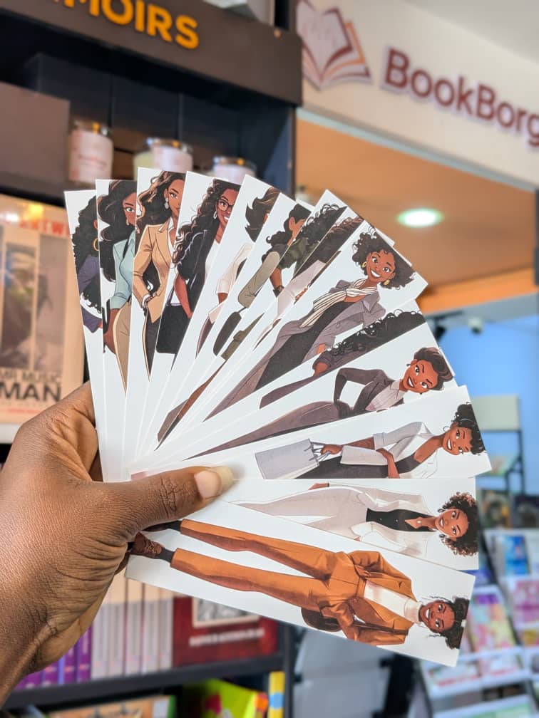 Black Professional Woman Paper Bookmarks
