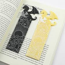 Dragon double sided bookmark