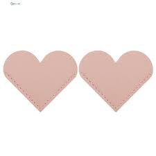 Heart shaped leather bookmark
