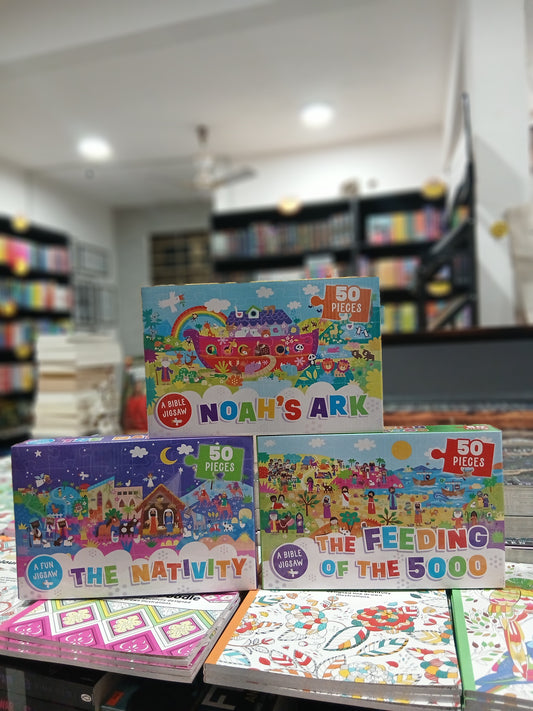 50 Pieces Jigaw Puzzles: Perfect for family time.