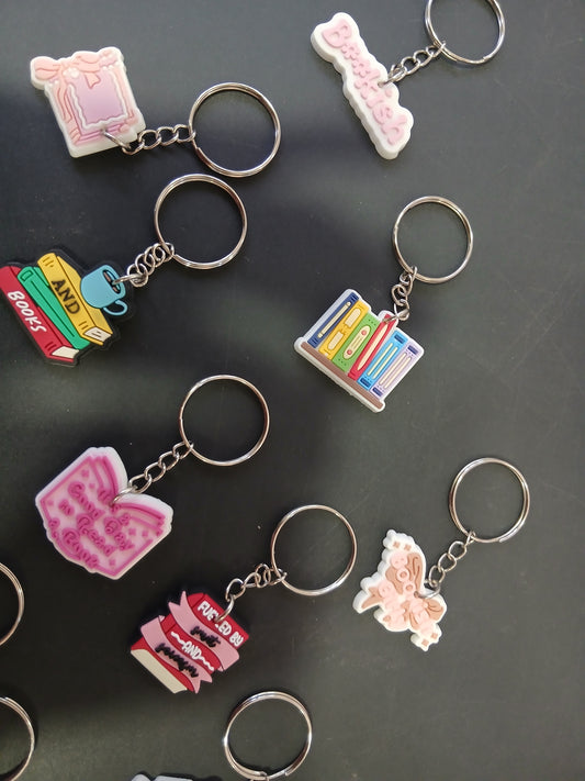 Bookish Keychain