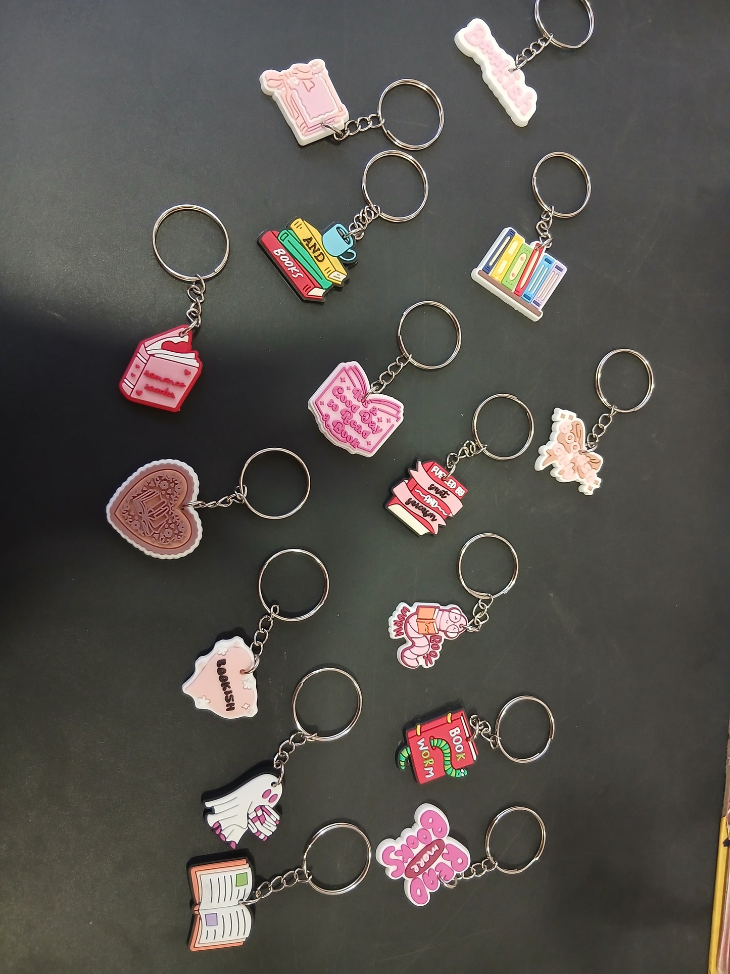 Bookish Keychain