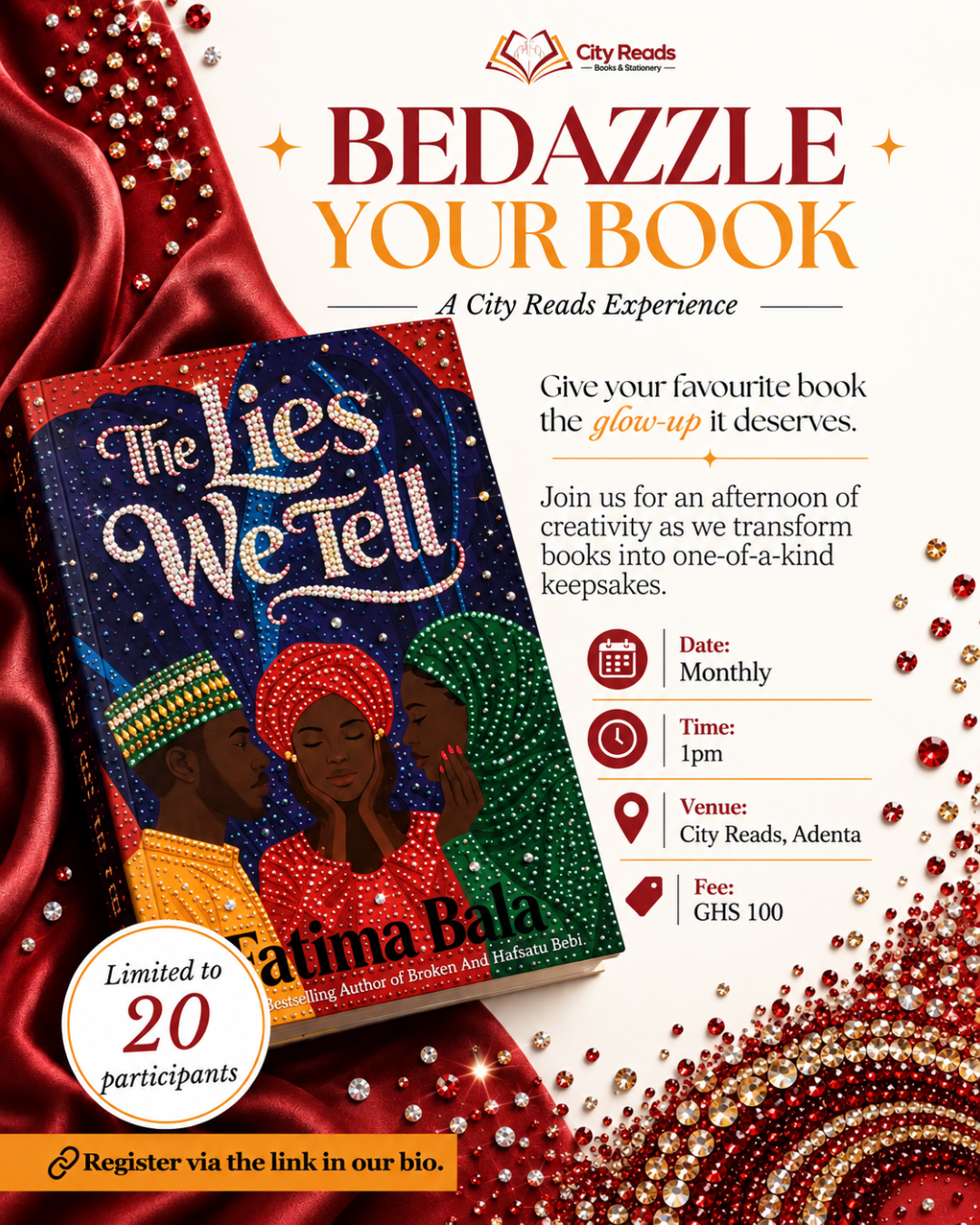Bedazzle your Book (Event Ticket)