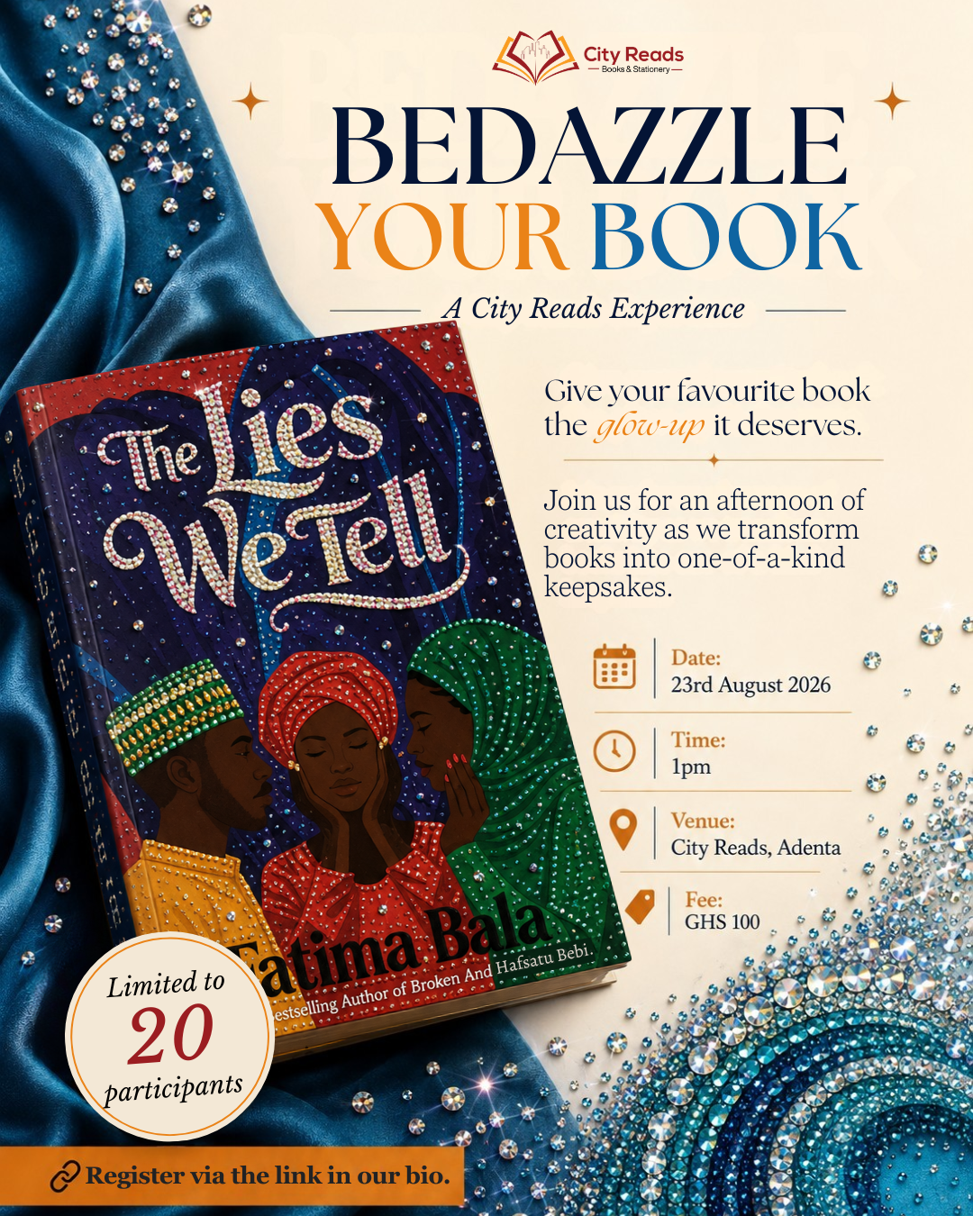 Bedazzle your Book (Event Ticket)