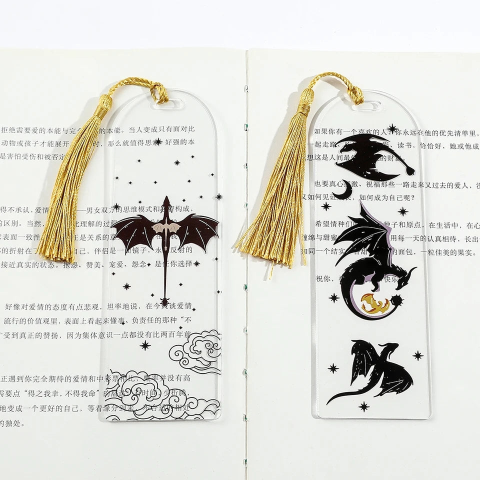 Dragon double sided bookmark