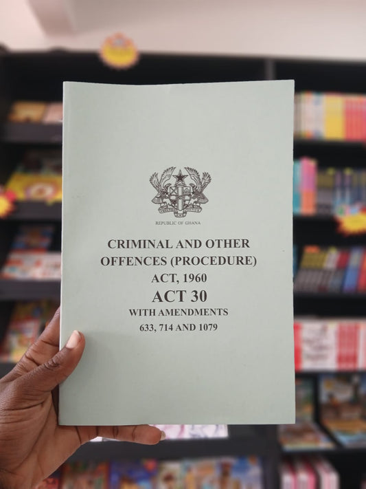 CRIMINAL AND OTHER OFFENCES (PROCEDURE)
ACT, 1960