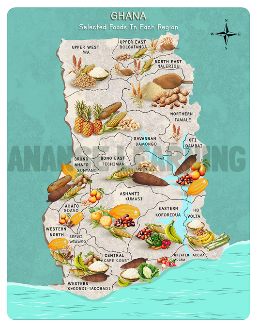 Food Map of Ghana