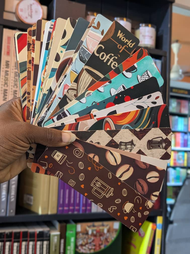 Retro Coffee Themed Bookmark
