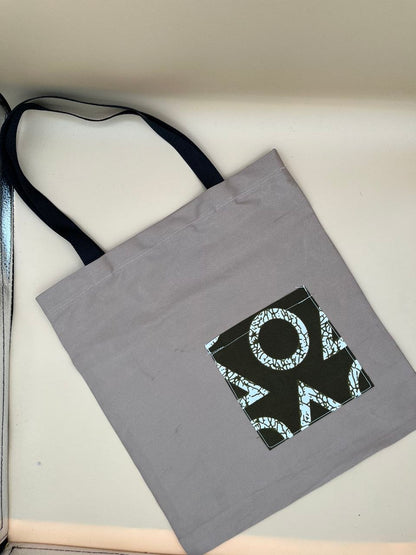 BookBorga Denim Tote Bag