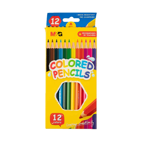 M&G 12 Pack Colour Pencil
