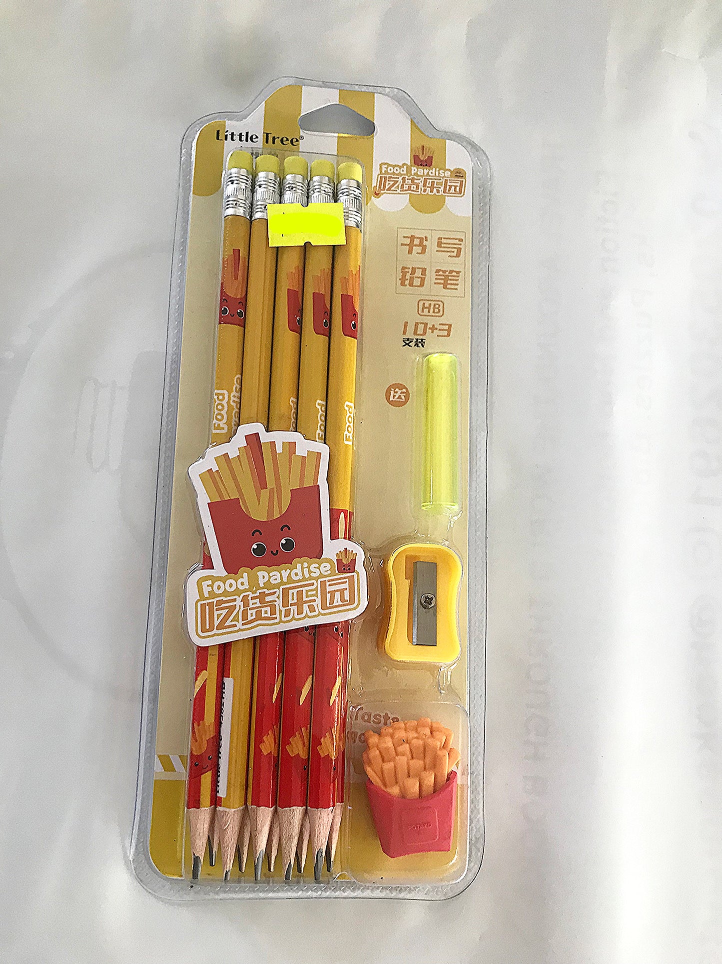 10 Pencil pack with sharpener and eraser-City Reads Bookstore