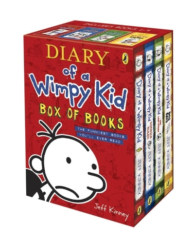 Diary of a Wimpy Kid Box of 4 books