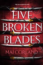 Five broken blades