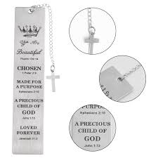 Metal chain bookmark