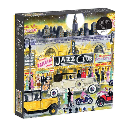 Michael Storrings Jazz Age 1000 Piece Puzzle-City Reads Bookstore