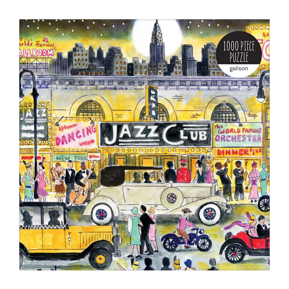 Michael Storrings Jazz Age 1000 Piece Puzzle-City Reads Bookstore