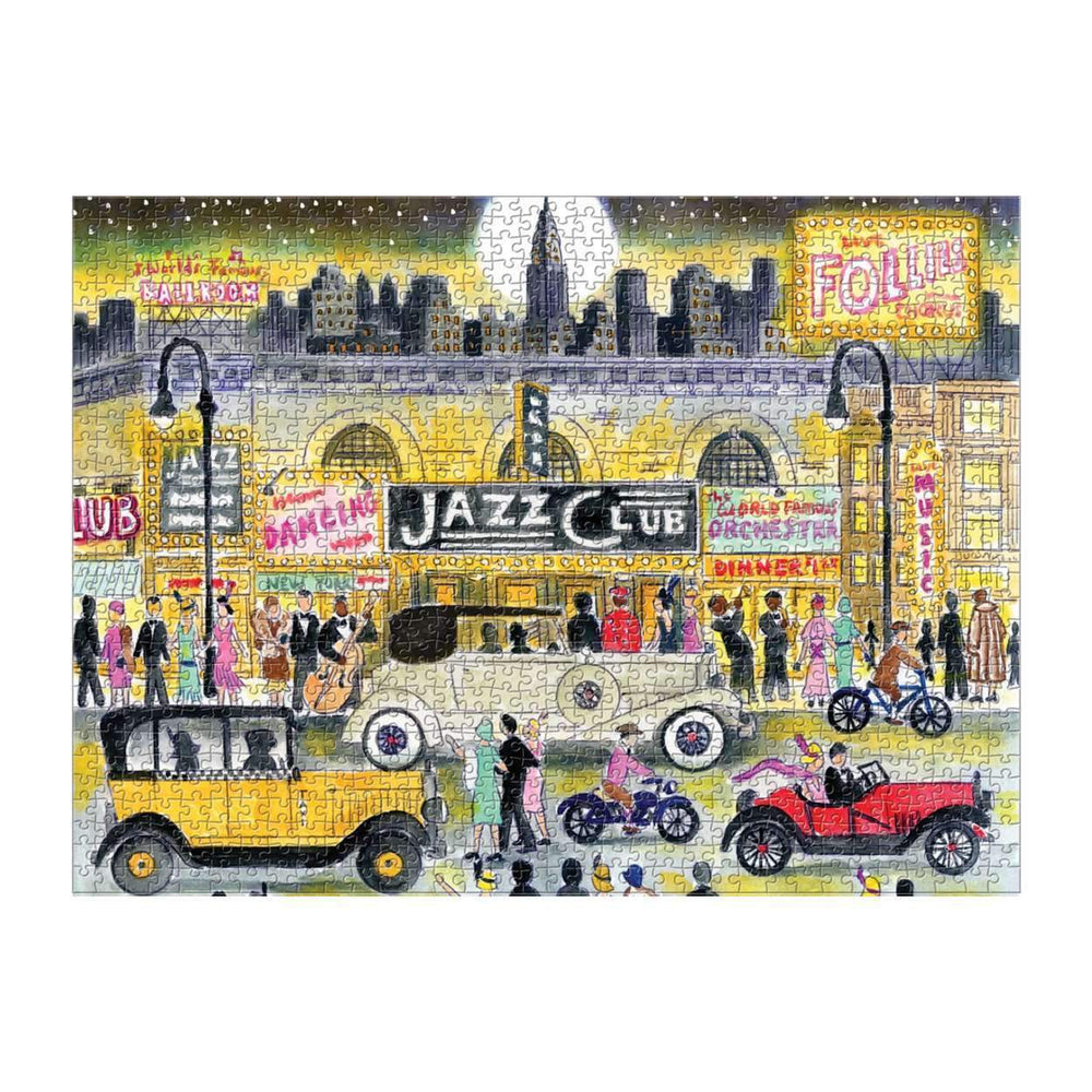 Michael Storrings Jazz Age 1000 Piece Puzzle-City Reads Bookstore