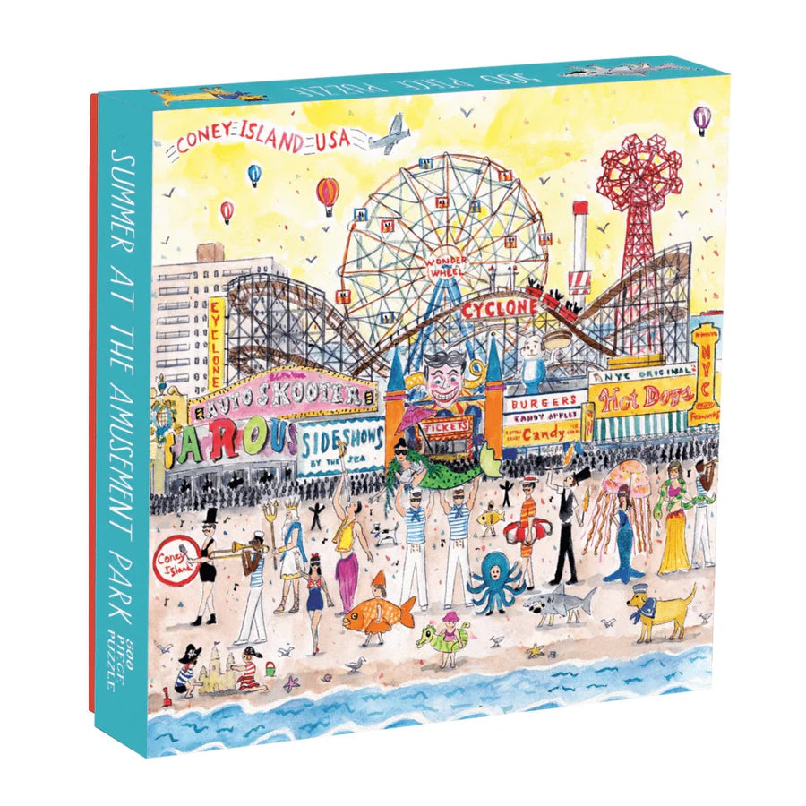 Michael Storrings Summer at the Amusement Park 500 Piece Puzzle