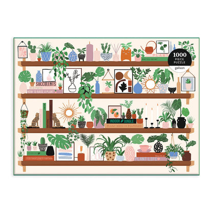 Plant Shelfie 1000 Piece Puzzle-City Reads Bookstore