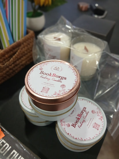 The Book Borga Fantasy candle (Tin Size)