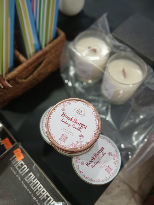 The Book Borga Fantasy candle (Tin Size)