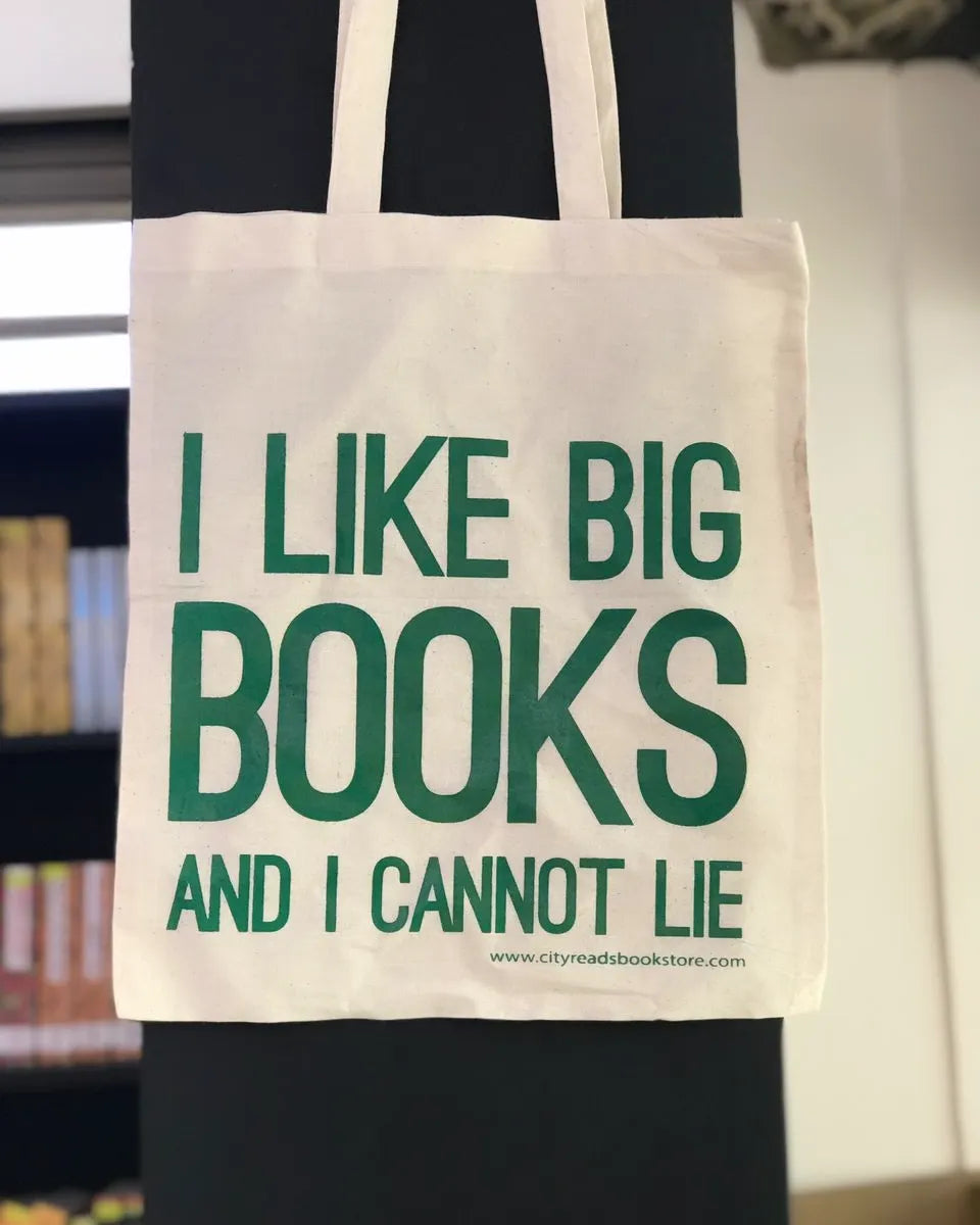 I like big books Tote bag-City Reads Bookstore