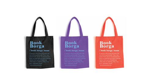 Mini Tote Bags: I am a BookBorga