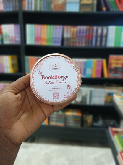 The Book Borga Fantasy candle (Tin Size)