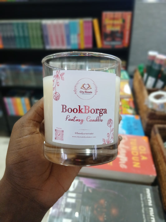 The Book Borga Fantasy Candle (Glass Size)