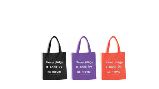 Mini Tote Bags: Never judge a book by it's movie