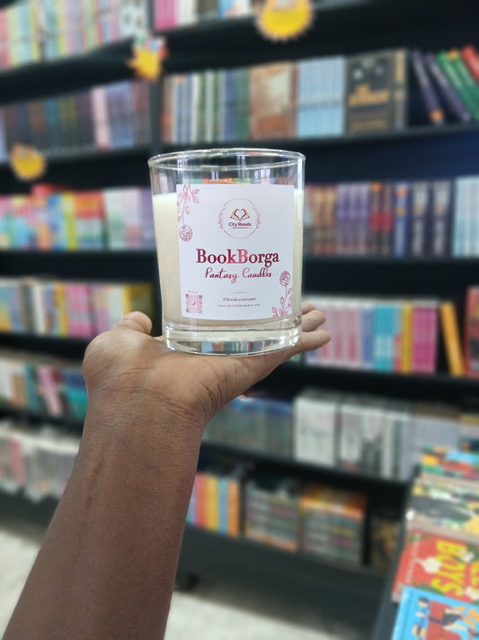 The Book Borga Fantasy Candle (Glass Size)