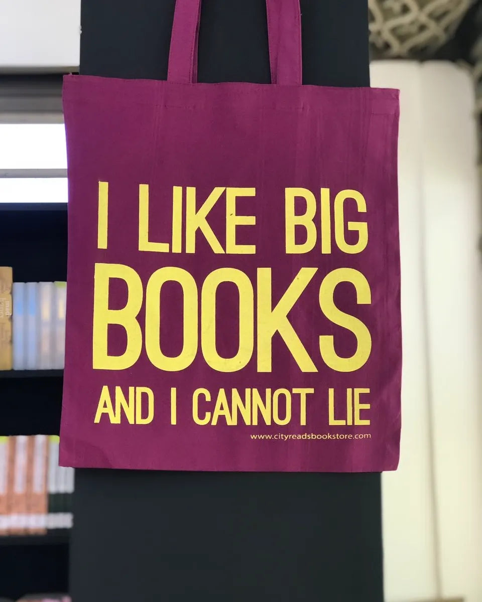 I like big books Tote bag-City Reads Bookstore