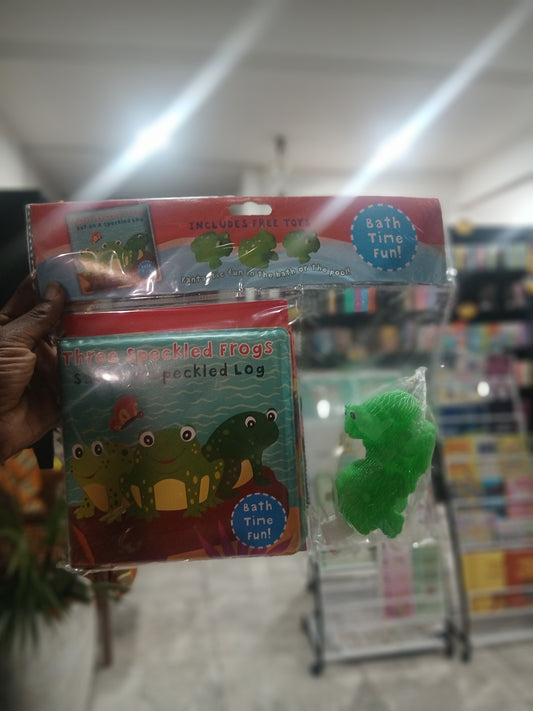 Bath Time Fun Books (With Free Toys)