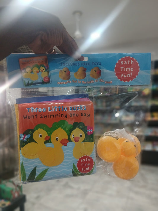 Bath Time Fun Books (With Free Toys)