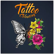 Tattoo Colouring: Adult Colouring Book