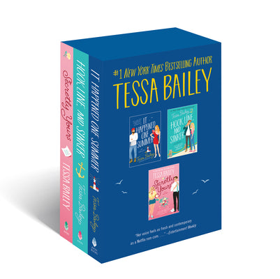 Tessa Bailey Boxed Set: It Happened One Summer / Hook, Line, and Sinker / Secretly Yours-City Reads Bookstore