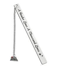 A reader lives a thousand lives bookmark
