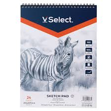V Select Sketch Pad (A4, 24 Sheets)