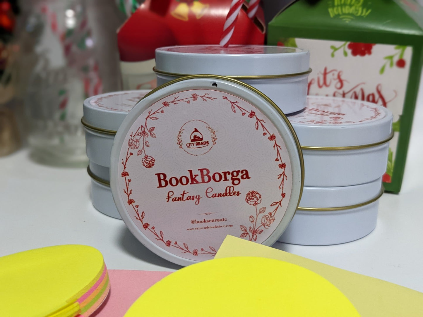 The Book Borga fantasy candle-City Reads Bookstore